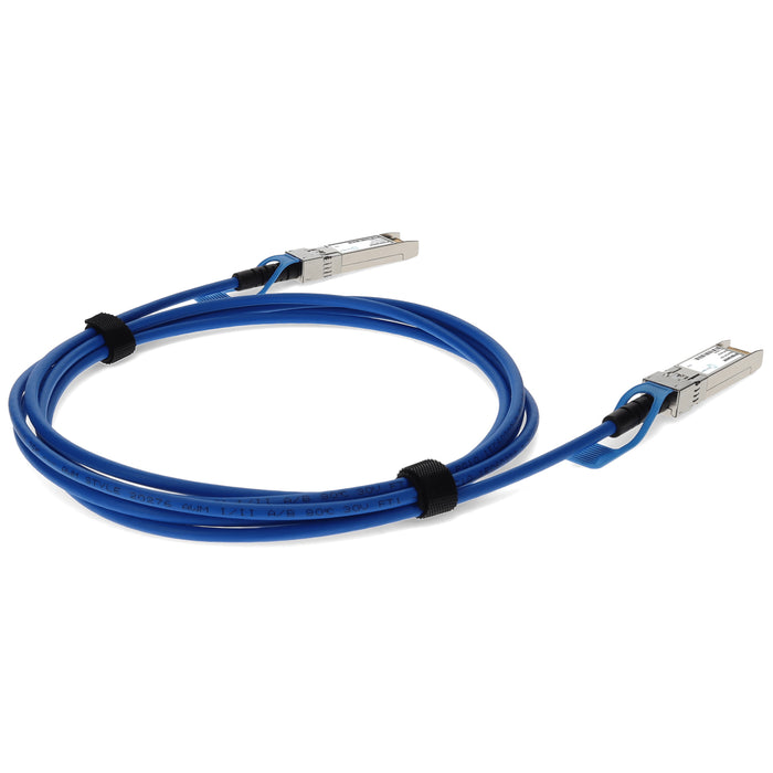 Cisco SFP-H10GB-CU2M Compatible TAA Compliant 10GBase-CU SFP+ Direct Attach Cable (Passive Twinax, 2m, Blue)