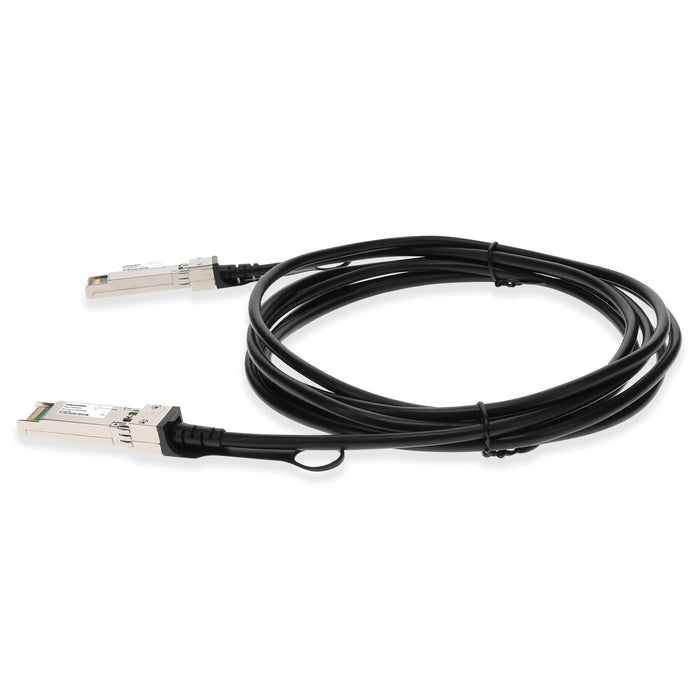 Cisco Compatible TAA Compliant 25GBase-CU SFP28 to SFP28 Direct Attach Cable with Black Pull Tabs (Passive Twinax, 3.5m)