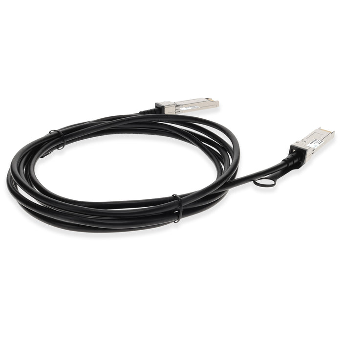 Cisco Compatible TAA Compliant 25GBase-CU SFP28 to SFP28 Direct Attach Cable with Black Pull Tabs (Passive Twinax, 3.5m)