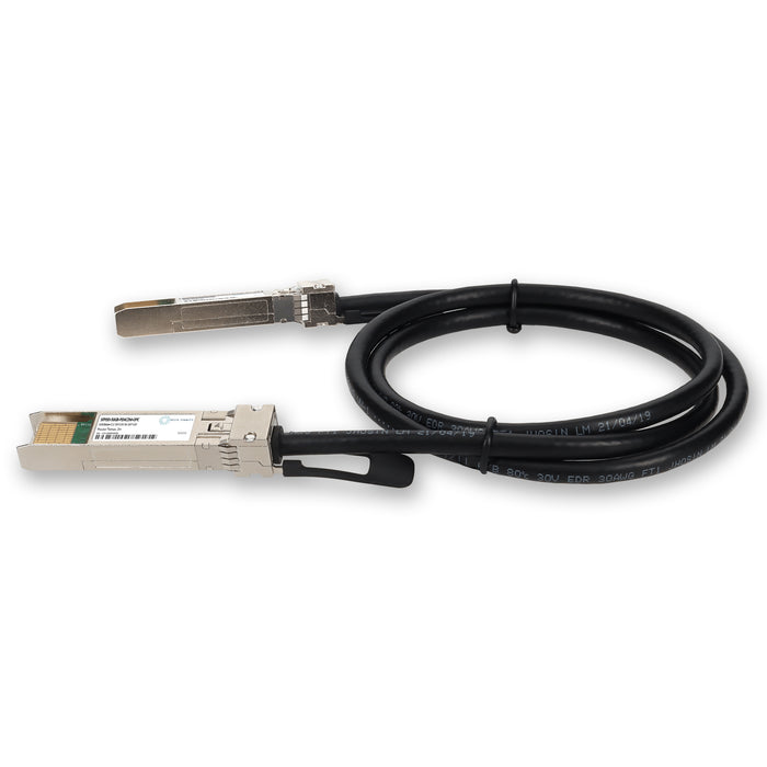 MSA and TAA 50GBase-CU SFP-DD to SFP-DD Direct Attach Cable (Passive Twinax, 2m, 30AWG)