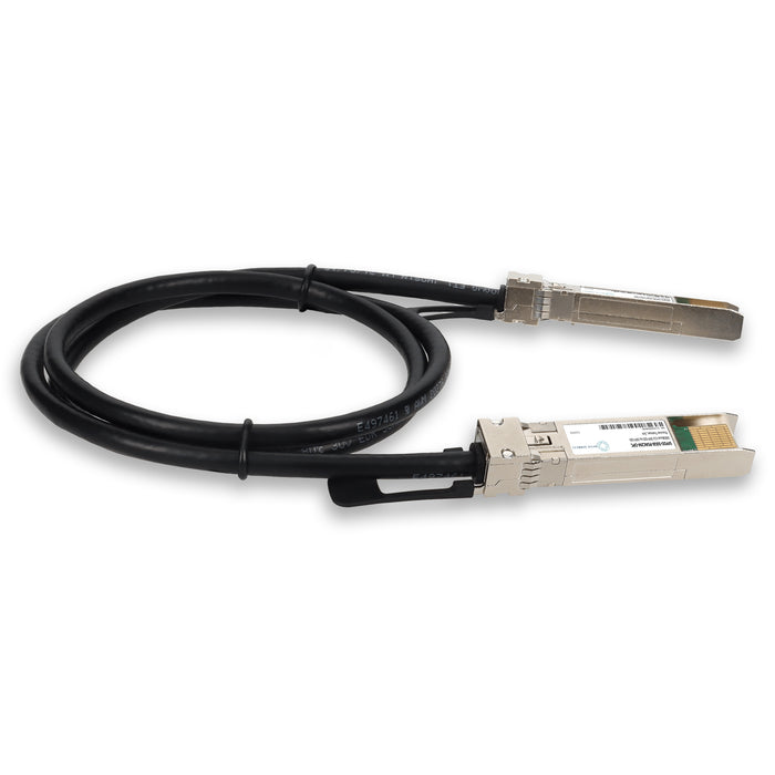 MSA and TAA 50GBase-CU SFP-DD to SFP-DD Direct Attach Cable (Passive Twinax, 2m, 30AWG)