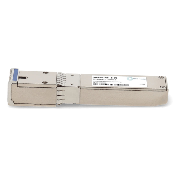 Zhone® Compatible 1G/10GBase-N1/B+ SFP+ OLT Transceiver (SMF, 1577nmTx/1270nmRx and 1490nmTx/1310nmRx, 20km, SC, DOM, -40 to 85C)