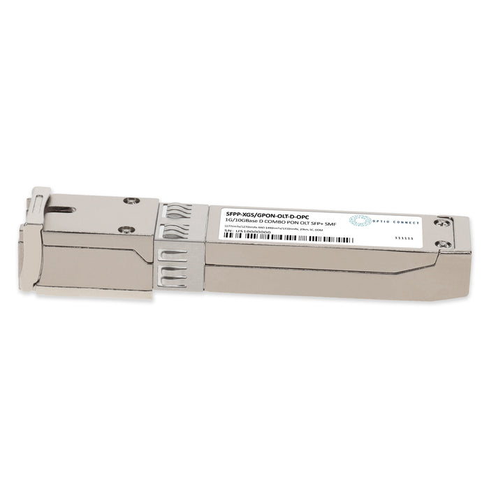 MSA and TAA Combo PON OLT SFP+ Transceiver (SMF, 1577nmTx/1270nmRx and 1490nmTx/1310nmRx, D, SC, DOM)