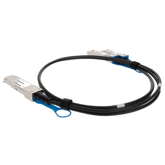 Solarflare SOLR-QSFP2SFP-1MP Compatible TAA Compliant 20GBase-CU QSFP+ to 2xSFP+ Direct Attach Cable (Passive Twinax, 1m)