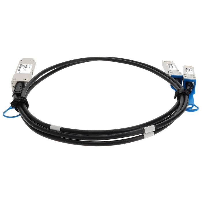 Solarflare SOLR-QSFP2SFP-1MP Compatible TAA Compliant 20GBase-CU QSFP+ to 2xSFP+ Direct Attach Cable (Passive Twinax, 1m)