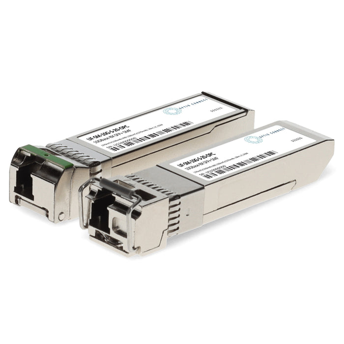 10 Pair of Ubiquiti UF-SM-10G-S-20 Compatible TAA 10GBase-BX SFP+ Transceiver (SMF, 1270nmTx/1330nmRx and 1330nmTx/1270nmRx, 10km, LC, DOM)