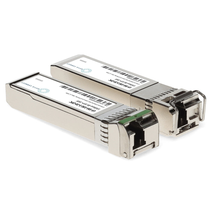 10 Pair of Ubiquiti UF-SM-10G-S-20 Compatible TAA 10GBase-BX SFP+ Transceiver (SMF, 1270nmTx/1330nmRx and 1330nmTx/1270nmRx, 10km, LC, DOM)