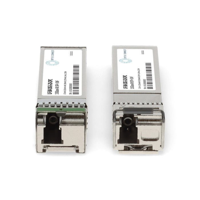10 Pair of Ubiquiti UF-SM-10G-S-20 Compatible TAA 10GBase-BX SFP+ Transceiver (SMF, 1270nmTx/1330nmRx and 1330nmTx/1270nmRx, 10km, LC, DOM)