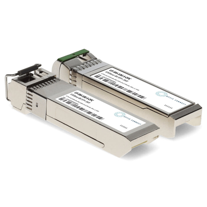 1 Pair of Ubiquiti® UF-SM-10G-S Compatible TAA 10GBase-BX SFP+ Transceiver (SMF, 1270nmTx/1330nmRx and 1330nmTx/1270nmRx, 10km, LC, DOM)