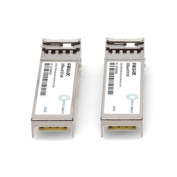 1 Pair of Ubiquiti® UF-SM-1G-S Compatible TAA 1000Base-BX SFP Transceiver (SMF, 1310nmTx/1550nmRx and 1550nmTx/1310nmRx, 3km, LC, DOM)