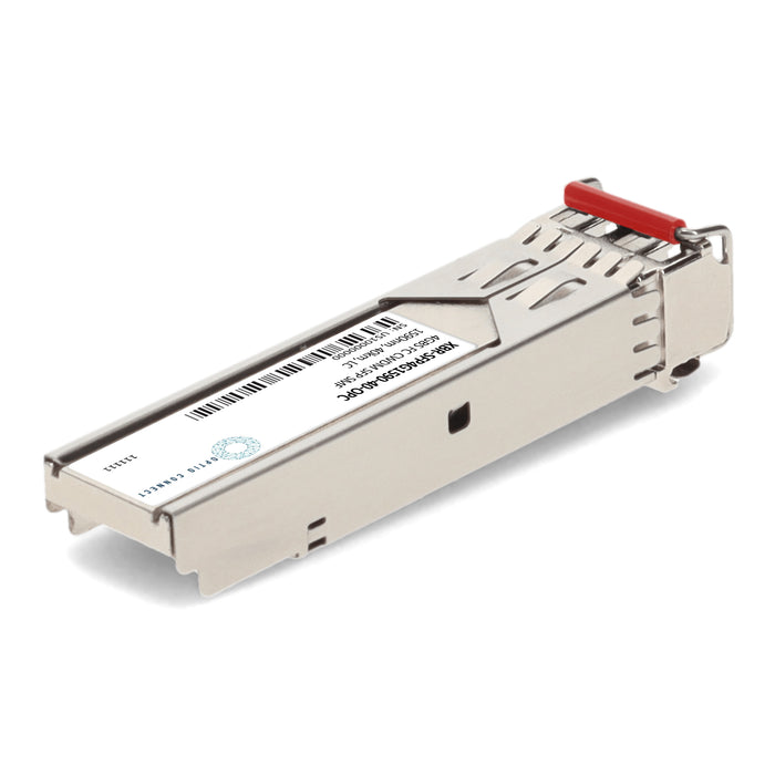Brocade® XBR-SFP4G1590-40 Compatible TAA 4GBase-CWDM Fibre Channel SFP Transceiver (SMF, 1590nm, 40km, LC)