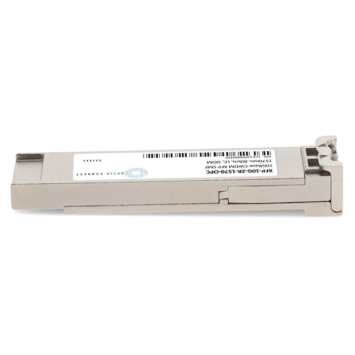 Cisco® XFP-10G-ZR-1570 Compatible TAA 10GBase-CWDM XFP Transceiver (SMF, 1570nm, 80km, LC, DOM)