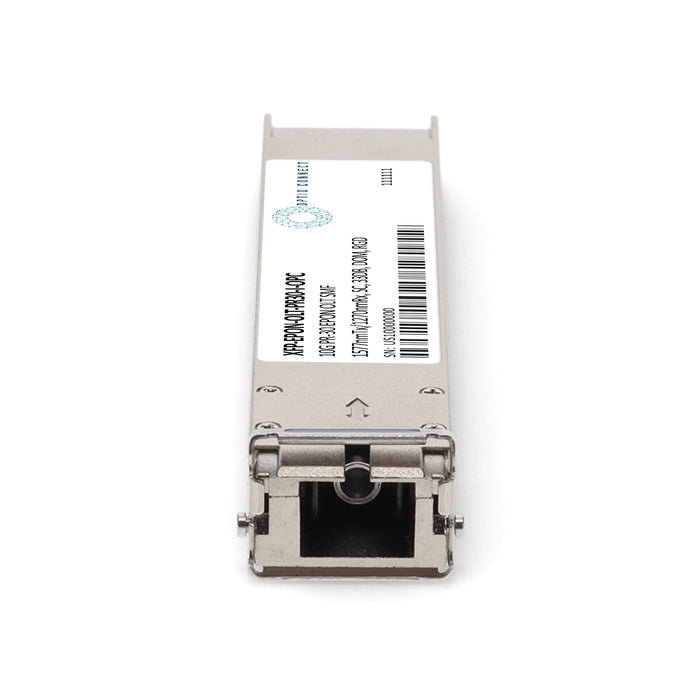 MSA and TAA 10GBase-OLT XFP Transceiver (SMF, 1577nmTx/1270nmRx, 20km, SC, DOM, -40 to 85C)