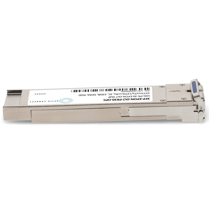 MSA and TAA 10GBase-OLT XFP Transceiver (SMF, 1577nmTx/1270nmRx, 20km, SC, DOM)