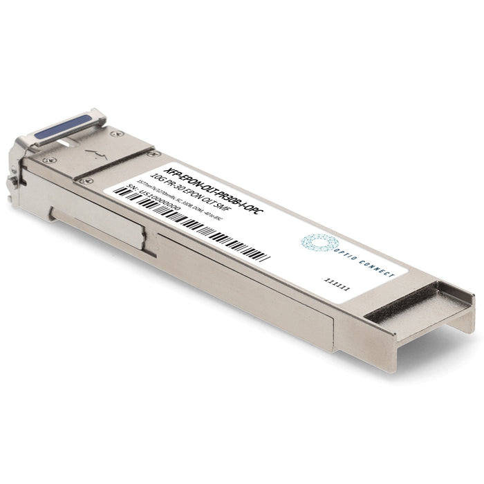 MSA and TAA 10GBase-OLT XFP Transceiver (SMF, 1577nmTx/1270nmRx, 20km, SC, DOM, -40 to 85C, BEAD Compliant)