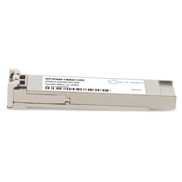 Huawei® XFP-STM64-T-80KM-T Compatible TAA 10GBase-DWDM 100GHz XFP Transceiver (SMF, Tunable, 80km, LC, DOM)