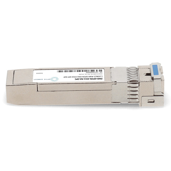 Zhone® ZNID-GPON-2311-NA Compatible TAA GPON ONU 1.2Gbs/2.4Gbs SFP Transceiver (SMF, 1310nmTx/1490nmRx, 20km, ASC, -40 to 85C)