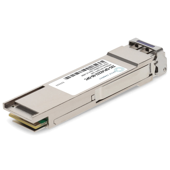 Infinera® ZXS-QPL4ZZZZ-00 Compatible TAA 40GBase-LR4 QSFP+ Transceiver (SMF, 1270nm to 1330nm, 10km, LC, DOM, 0 to 70C)